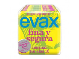 Imagen del producto Evax compresas fina y segura normal 16 und