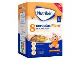 Imagen del producto Nutribén 8 cereales y miel fibra 600gr